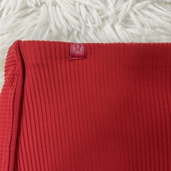 Lululemon Daily Lineup 7/8 Tight *25" Dark Sport Red - Picture 6 of 6